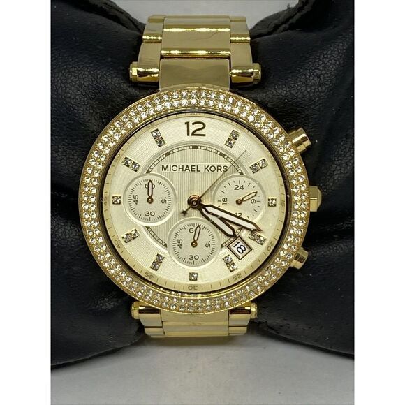 Michael Kors Parker MK5354 Womens Stainless Steel Analog Dial Quartz Watch UC668 - Picture 2 of 12